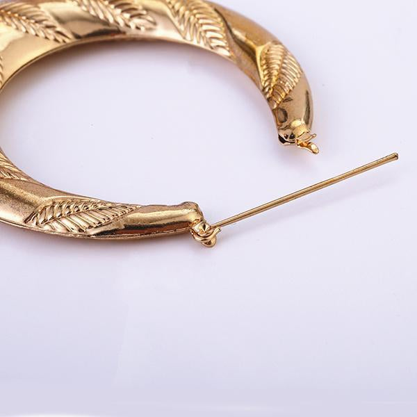 Exaggerated Nightclub Hoop Earrings