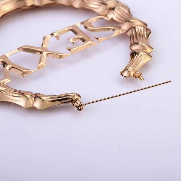 Exaggerated Nightclub Hoop Earrings