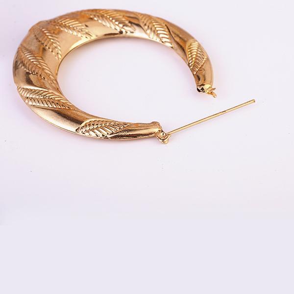 Exaggerated Nightclub Hoop Earrings