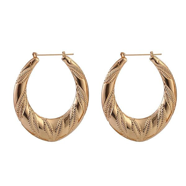 Exaggerated Nightclub Hoop Earrings