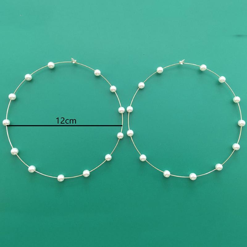 Fashion Exaggerated Pearl Earrings