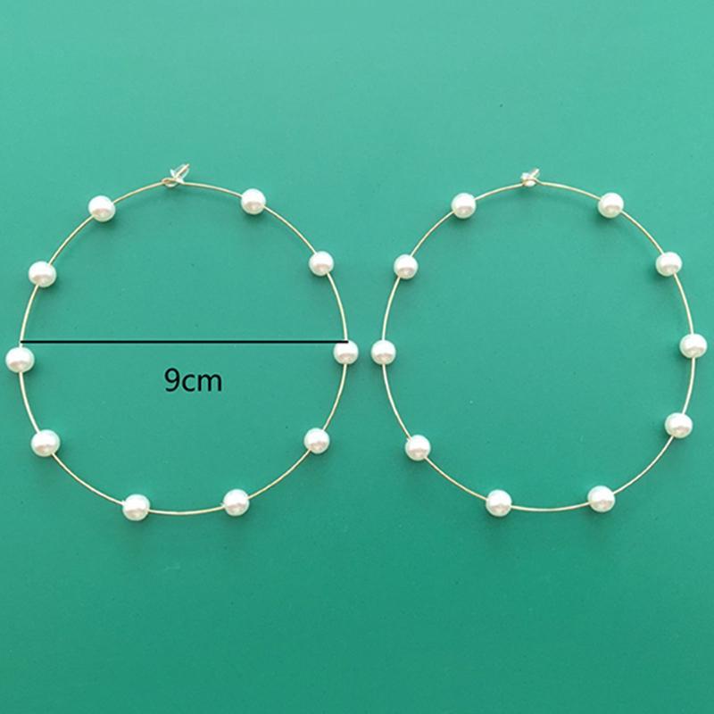 Fashion Exaggerated Pearl Earrings