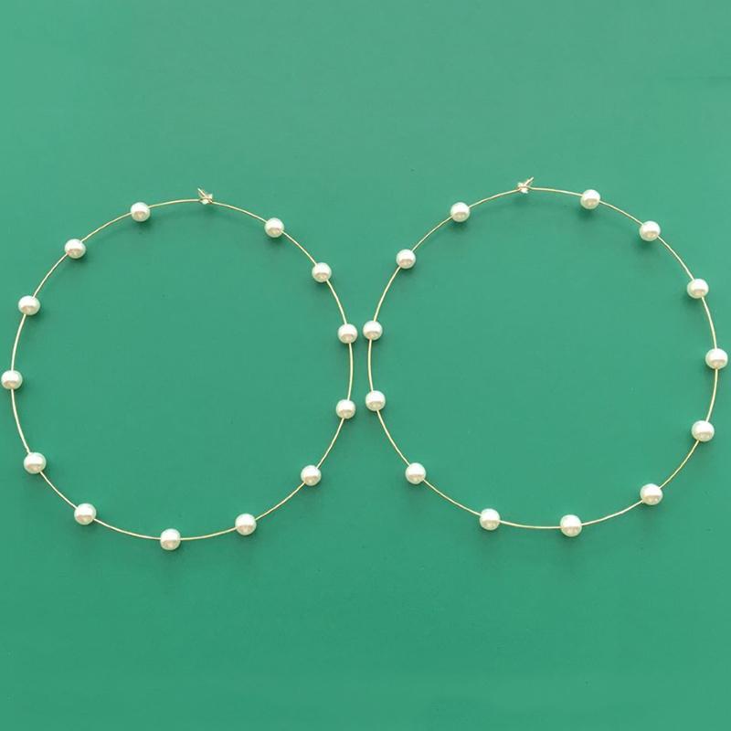 Fashion Exaggerated Pearl Earrings