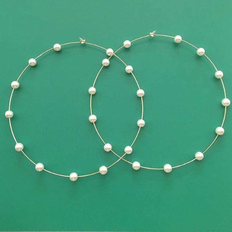 Fashion Exaggerated Pearl Earrings