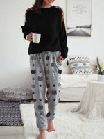 Load image into Gallery viewer, Ladies Pet Print Home Casual Pants
