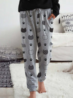 Load image into Gallery viewer, Ladies Pet Print Home Casual Pants
