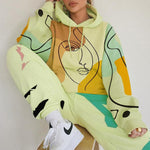 Load image into Gallery viewer, Two piece sets/ Co-ord no Thicken conventional Micro-elasticity Cotton-Blend Full Retro Casual
