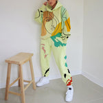 Load image into Gallery viewer, Two piece sets/ Co-ord no Thicken conventional Micro-elasticity Cotton-Blend Full Retro Casual
