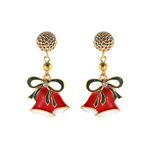 Load image into Gallery viewer, Women&#39;s Christmas Bell Earrings
