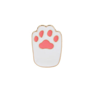 Cute Cartoon Dog Paw Cat Paw Fun Brooch