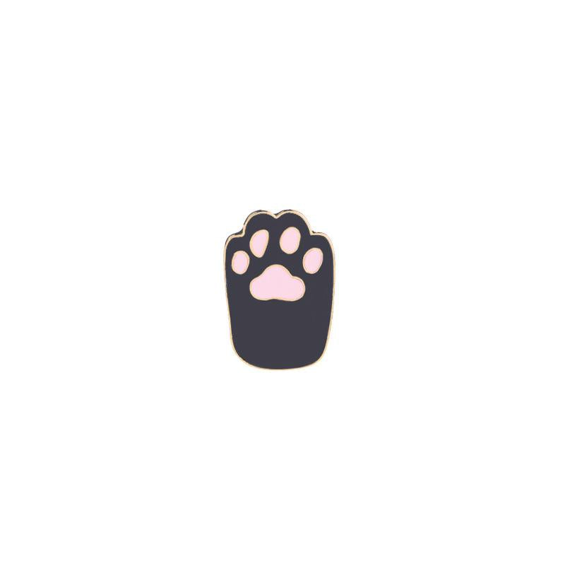 Cute Cartoon Dog Paw Cat Paw Fun Brooch