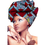 Load image into Gallery viewer, African Printed Turban for Woman
