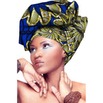 Load image into Gallery viewer, African Printed Turban for Woman
