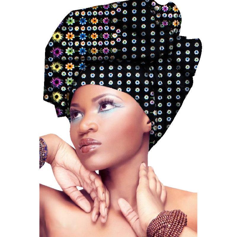 African Printed Turban for Woman