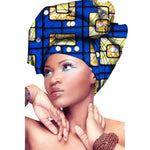 Load image into Gallery viewer, African Printed Turban for Woman
