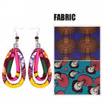 Load image into Gallery viewer, Women&#39;s African Print Ankara Earrings

