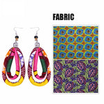 Load image into Gallery viewer, Women&#39;s African Print Ankara Earrings
