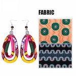 Load image into Gallery viewer, Women&#39;s African Print Ankara Earrings

