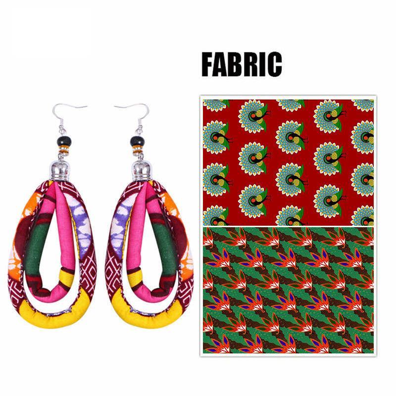 Women's African Print Ankara Earrings