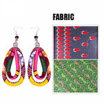 Load image into Gallery viewer, Women&#39;s African Print Ankara Earrings
