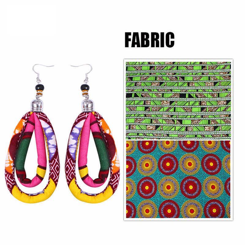 Women's African Print Ankara Earrings