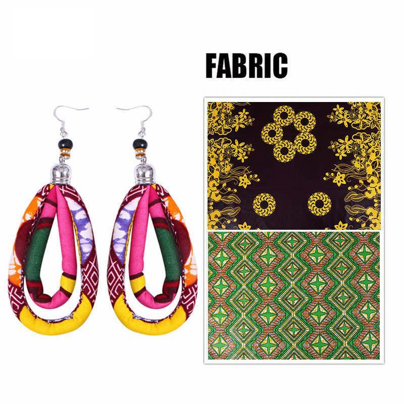 Women's African Print Ankara Earrings