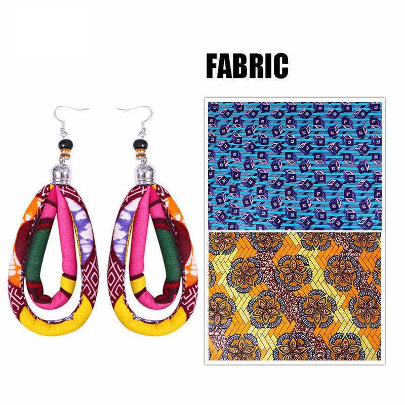 Women's African Print Ankara Earrings
