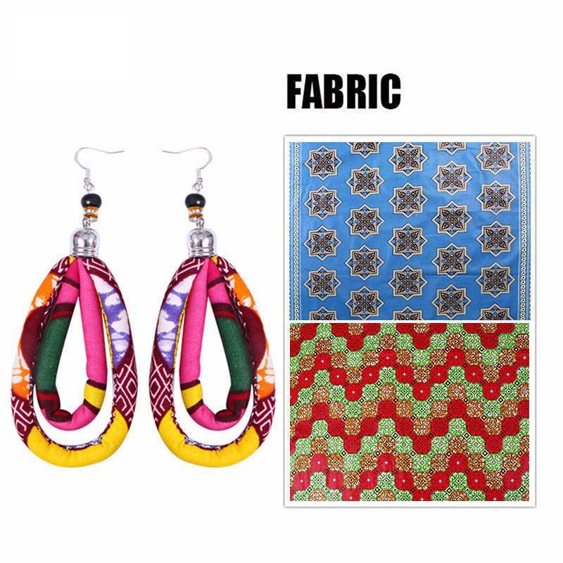 Women's African Print Ankara Earrings