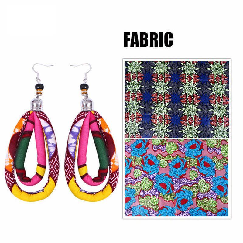Women's African Print Ankara Earrings
