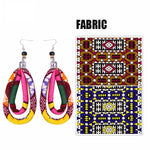 Load image into Gallery viewer, Women&#39;s African Print Ankara Earrings
