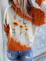 Load image into Gallery viewer, Women&#39;s Faith Hope Love Sunflower Print Sweatshirt
