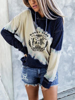 Load image into Gallery viewer, Women&#39;s WORRY ENDS WHEN FAITH IN GOD BEGINS print sweatshirt
