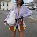 Load image into Gallery viewer, Fashion street girl print casual suit
