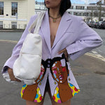 Load image into Gallery viewer, Fashion street girl print casual suit
