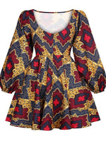 Load image into Gallery viewer, Women&#39;s Fashion Sexy U-shaped Back Long Sleeve Autumn Dress
