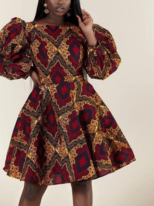 Women's Fashion Sexy U-shaped Back Long Sleeve Autumn Dress
