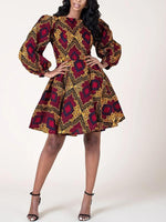 Load image into Gallery viewer, Women&#39;s Fashion Sexy U-shaped Back Long Sleeve Autumn Dress
