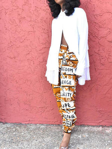 Women's Elastic Waist Casual Indonesian Fashion Harem Pants