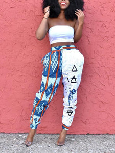 Women's Elastic Waist Casual Indonesian Fashion Harem Pants