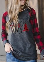 Load image into Gallery viewer, Women&#39;s IT&#39;S THE MOST WONDERFUL TIME OF THE YEAR Christmas Check Sweatshirt
