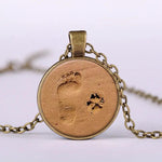Load image into Gallery viewer, Vintage dog claw Time Gem necklace
