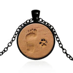 Load image into Gallery viewer, Vintage dog claw Time Gem necklace
