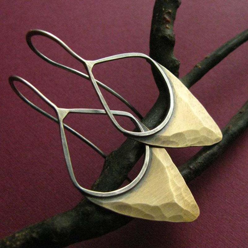 Women's Ethnic Retro Geometry Shape Earrings