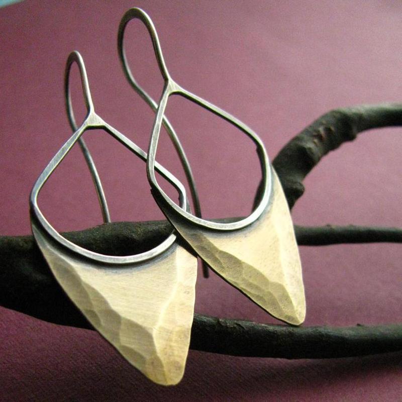 Women's Ethnic Retro Geometry Shape Earrings