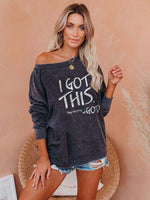 Load image into Gallery viewer, Women&#39;s I Got This Stop Worrying God Print Sweatshirt
