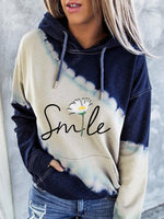 Load image into Gallery viewer, Women&#39;s Smile Tie-dye Hoodie
