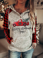 Load image into Gallery viewer, Ladies merry christmas yall print sweatshirt

