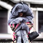 Load image into Gallery viewer, Ladies casual fashion autumn and winter street shooting overclocking parka coat
