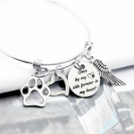 Load image into Gallery viewer, Ladies love dog paw stainless steel bracelet
