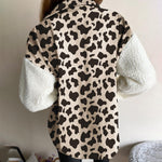 Load image into Gallery viewer, Fashion pocket cow pattern stitching lambswool jacket
